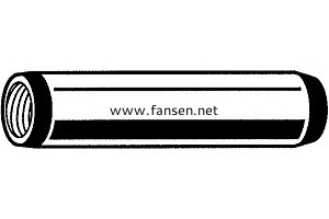 DIN7979 Parallel pin with internal thread hardened TYPE C內(nèi)螺紋圓柱銷(xiāo)-熱處理 C型